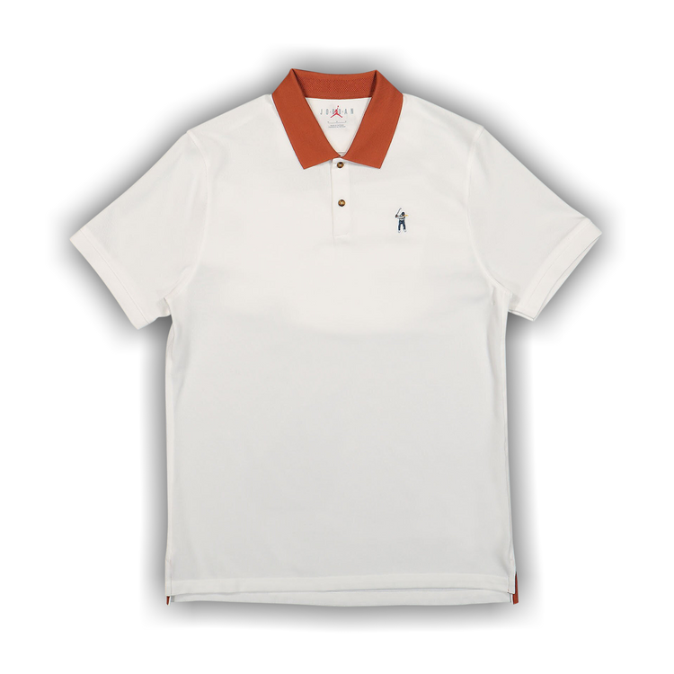 eastside golf ✖︎JORDAN ポロシャツ ホワイト/オレンジ eastside golf ✖︎JORDAN ポロシャツ ホワイト/オレンジ Jordan