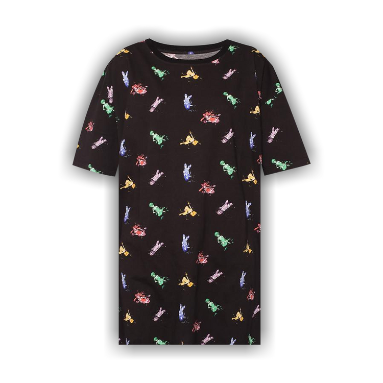 Buy Maison Margiela Anime Girls Printed T-Shirt 'Black