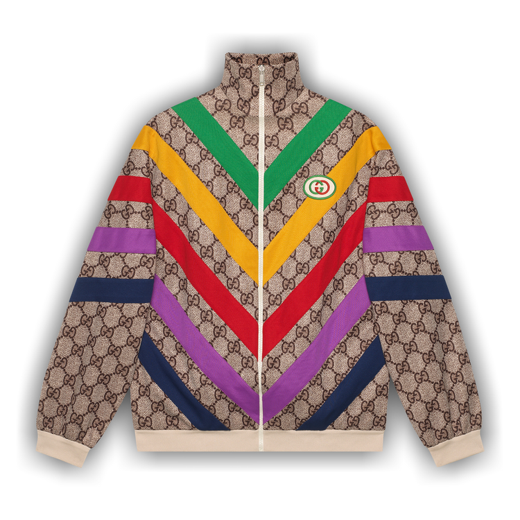 Buy Gucci GG Supreme Print Jacket 'Beige/Ebony' - 580579