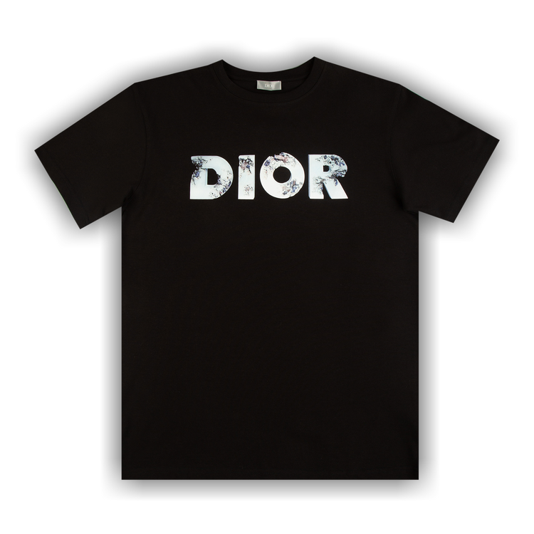 Dior ブラック Tシャツ DIOR Chest Cd Embroidered Short Sleeve For Men Black