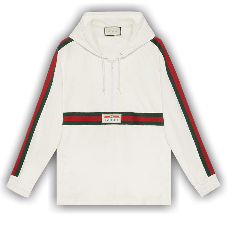 Buy Gucci Canvas Windbreaker With Label 'White' - 594861 XDAX3