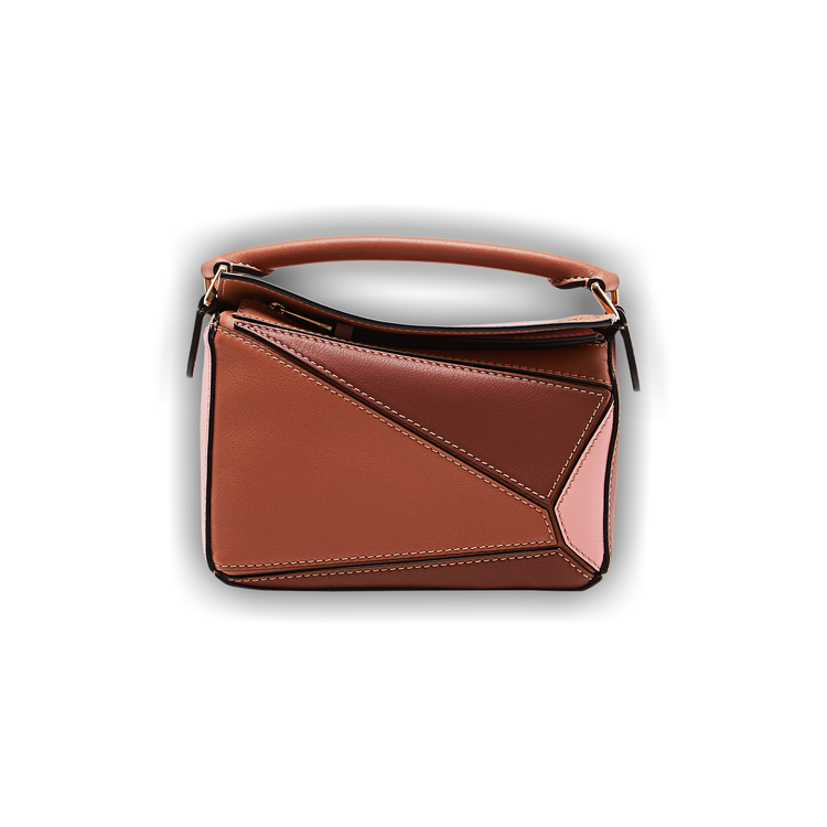 Buy Loewe Puzzle Mini Bag Tan Medium Pink 322 30OU95 2562 GOAT