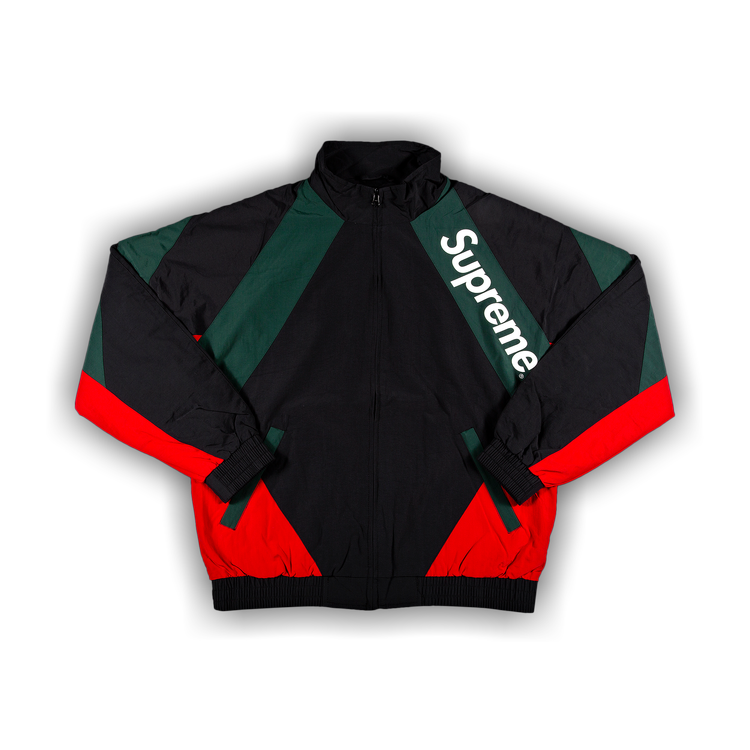 黒 mサイズ supreme paneled track jacket ss20