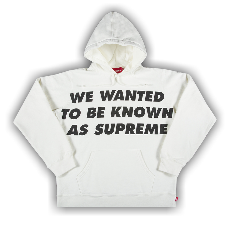 Buy Supreme Known As Hooded Sweatshirt 'White' - SS20SW41 WHITE | GOAT