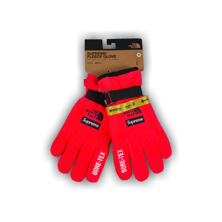 Supreme x The North Face RTG Fleece Glove 'Bright Red' | GOAT