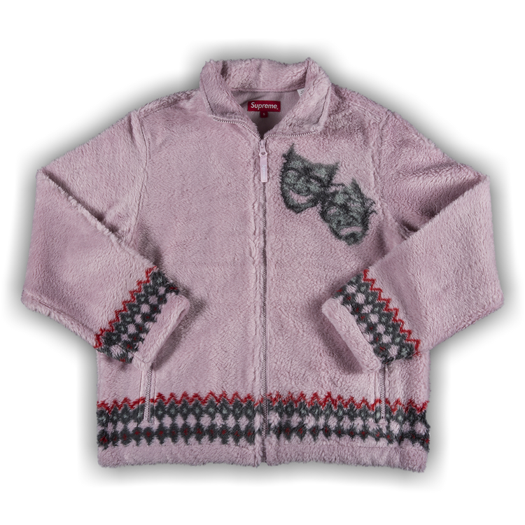 Buy Supreme Drama Mask Fleece Jacket 'Pink' - SS20J35 PINK