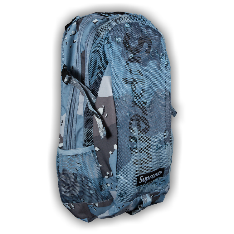 Buy Supreme Backpack 'Blue Chocolate Chip Camo' - SS20B4
