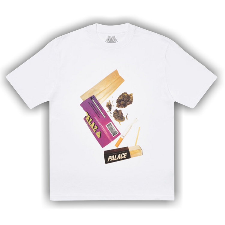 Buy Palace Skin Up Monsieur T-Shirt 'White' - P18TS068 | GOAT
