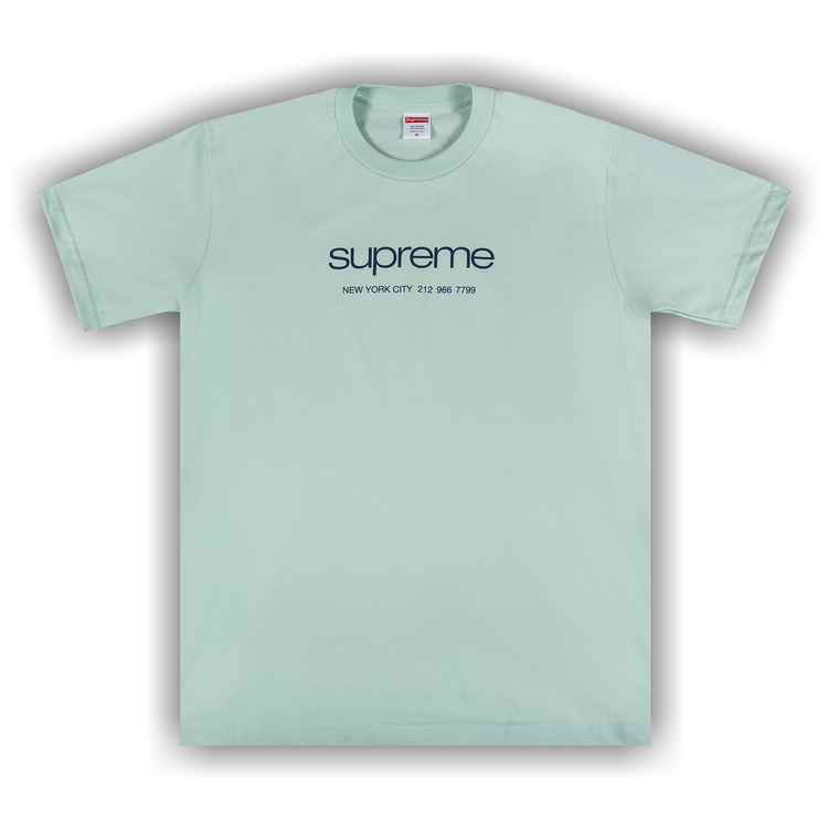 Buy Supreme Shop Tee 'Light Teal' - SS20T19 LIGHT TEAL | GOAT
