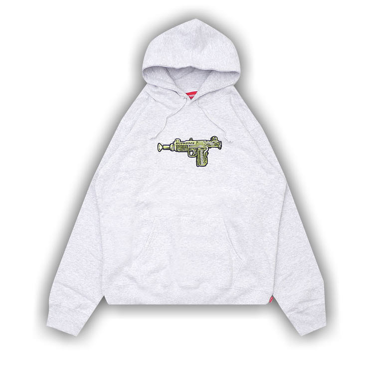 Buy Supreme Toy Uzi Hooded Sweatshirt 'Ash Grey' - SS19SW29 ASH