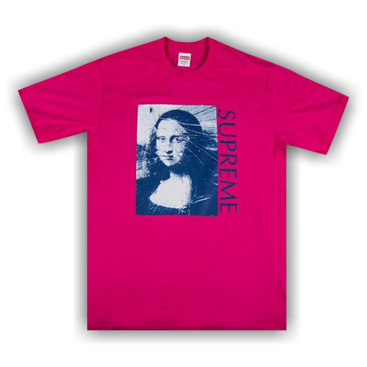 Buy Supreme Mona Lisa Tee 'Hot Pink' - SS18T50 HOT PINK | GOAT