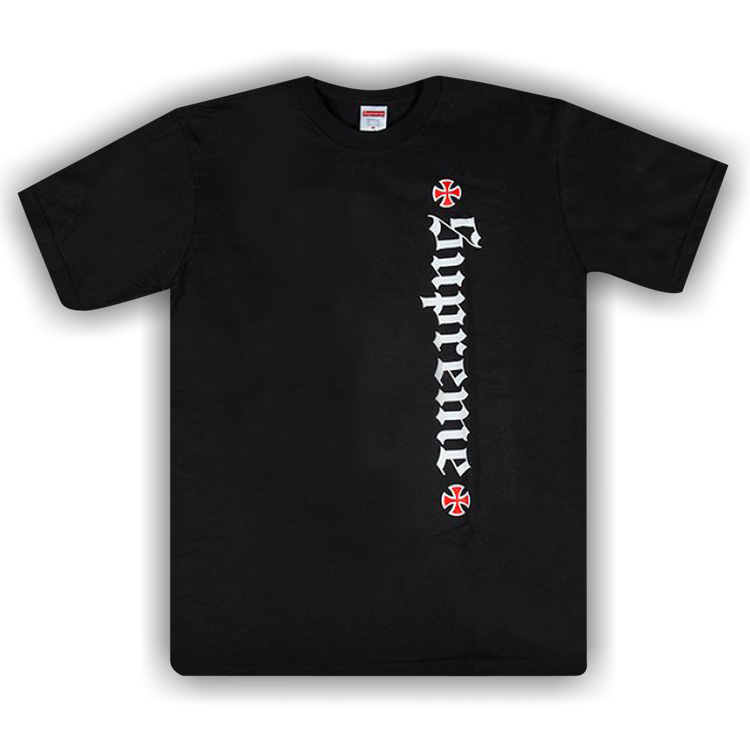 Buy Supreme Independent Old English Tee 'Black' - FW17T5 BLACK | GOAT