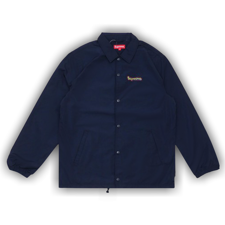 Buy Supreme Gonz Logo Coaches Jacket 'Navy' - SS18J81 NAVY | GOAT