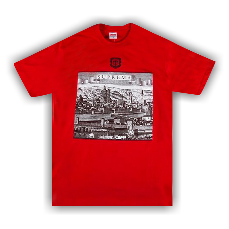 Buy Supreme Fiorenza Tee 'Red' - SS18T38 RED | GOAT