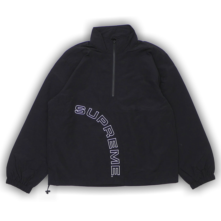 Buy Supreme Corner Arc Half Zip Pullover 'Black' - SS18J46 BLACK
