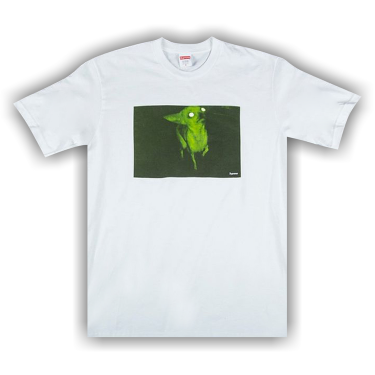 Buy Supreme Chris Cunningham Chihuahua Tee White FW18T17 WHITE GOAT UK