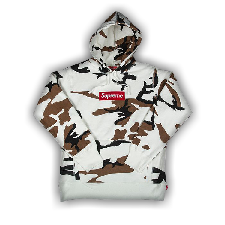 Supreme Cow Camo Box Logo Hooded Sweatshirt Hoodie Size Medium