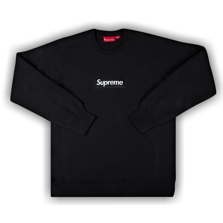 Sweatshirt Supreme Box Logo Crewneck Black FW22SW65 BLACK