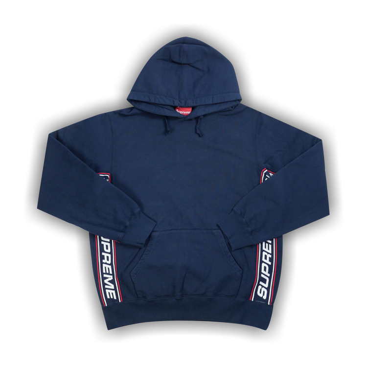 Supreme text rib hoodie deals