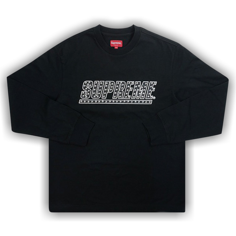 Buy Supreme Studded Long-Sleeve Top 'Black' - SS20KN53 BLACK | GOAT