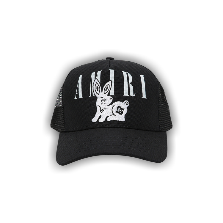 【Amiri】 キャップ bunny Buy Amiri Bandana Rabbit Trucker 'Black' - PS23MAH022 001