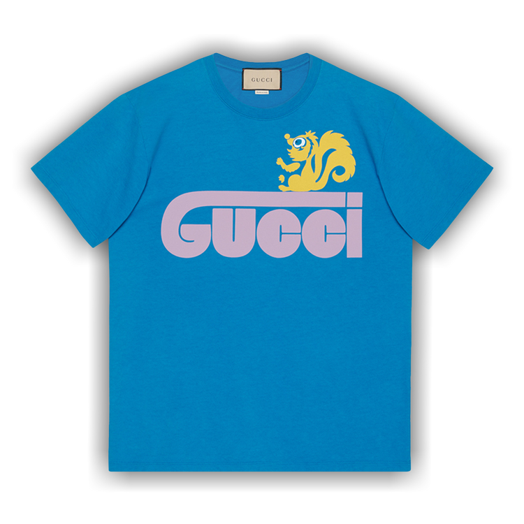 Buy Gucci Retro Skunk Print T-Shirt 'Royal Blue' - 548334 XJEUJ