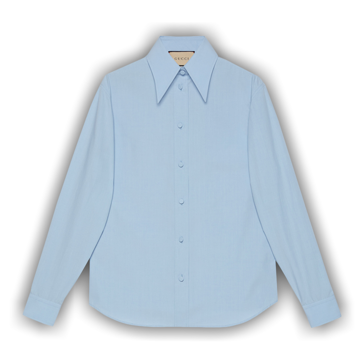 Buy Gucci Poplin Shirt 'Sky Blue' - 715840 ZAK76 4910 | GOAT