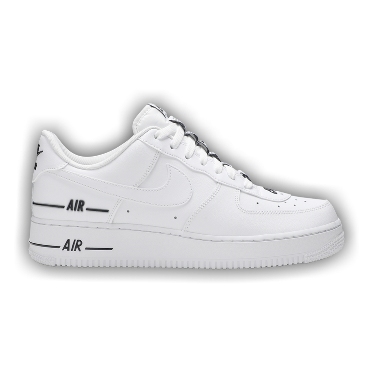 Nike Air Force 1 '07 LV8 3 Double Air White Black Men Size 15  CJ1379-100