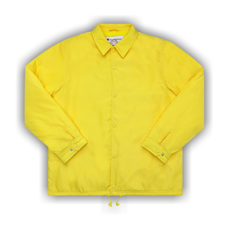 Buy Supreme x Champion Label Coaches Jacket 'Yellow' - FW18J74