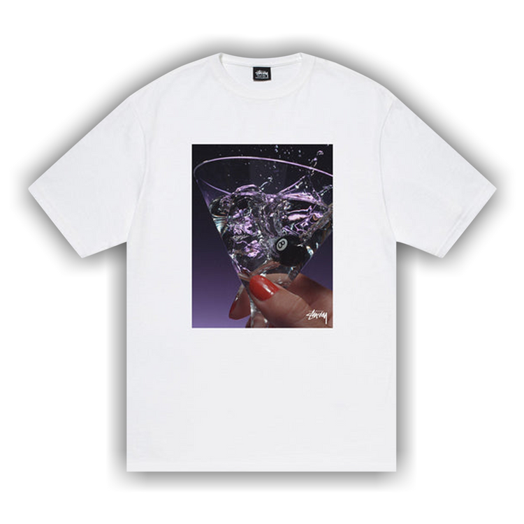 Buy Stussy Martini Tee 'White' - 1904849 WHIT | GOAT