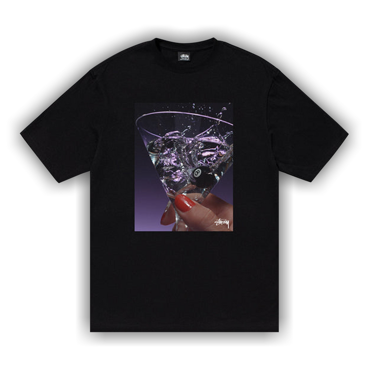 Buy Stussy Martini Tee 'Black' - 1904849 BLAC | GOAT
