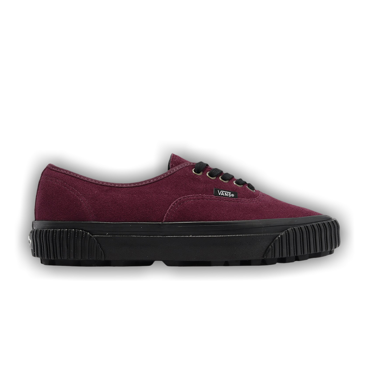 Vans authentic red maroon hot sale