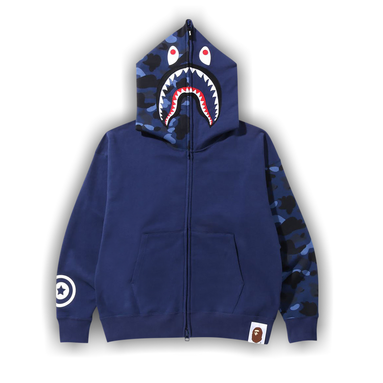 Dark blue bape deals hoodie