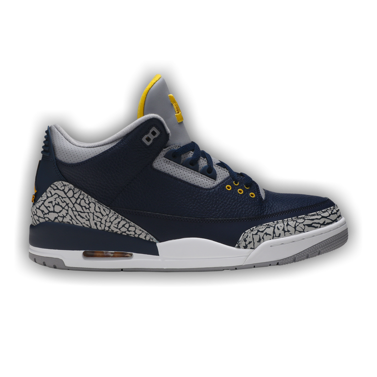 Buy Air Jordan 3 Retro Michigan Wolverines PE AJ3 820064 GOAT