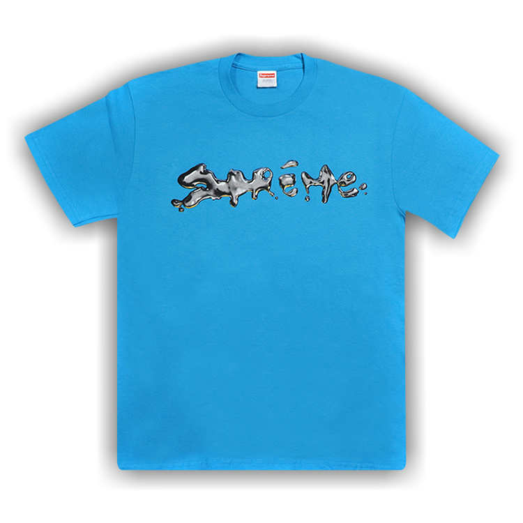 Buy Supreme Liquid Tee 'Bright Blue' - FW18T18 BRIGHT BLUE