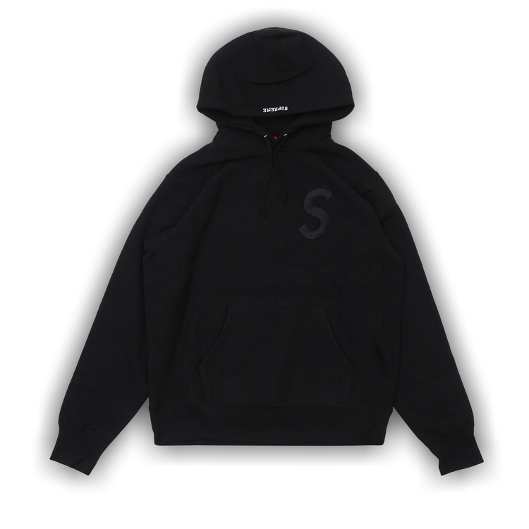 Buy Supreme Tonal S Logo Hoodie Black FW17SW11 BLACK GOAT CA