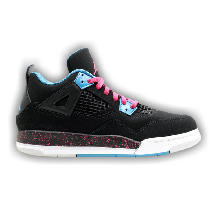 Jordan 4 retro black and blue new arrivals