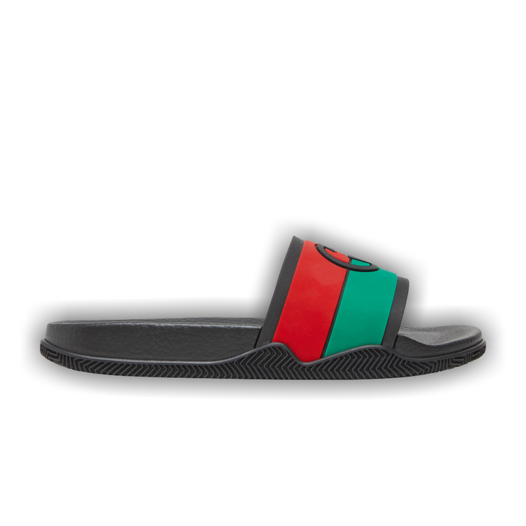Black red and hot sale green gucci slides