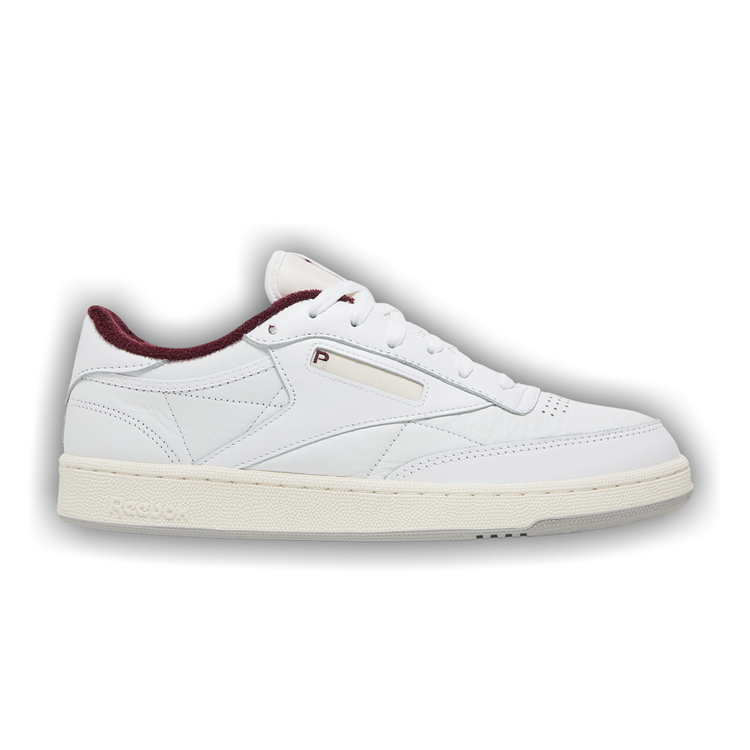 Reebok Club C 85 Packer Shoes Chalk White Maroon