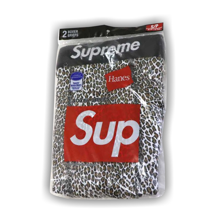 Hanes Leopard Boxer Briefs (2 Pack) - spring summer 2019 - Supreme