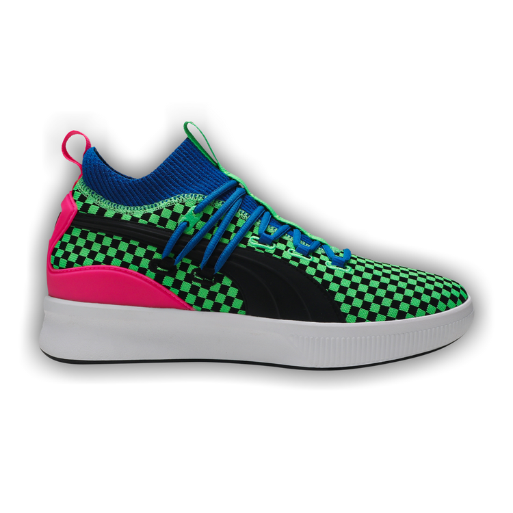 Puma Men s Clyde Court Summertime Basketball Shoes Green Size 11.0