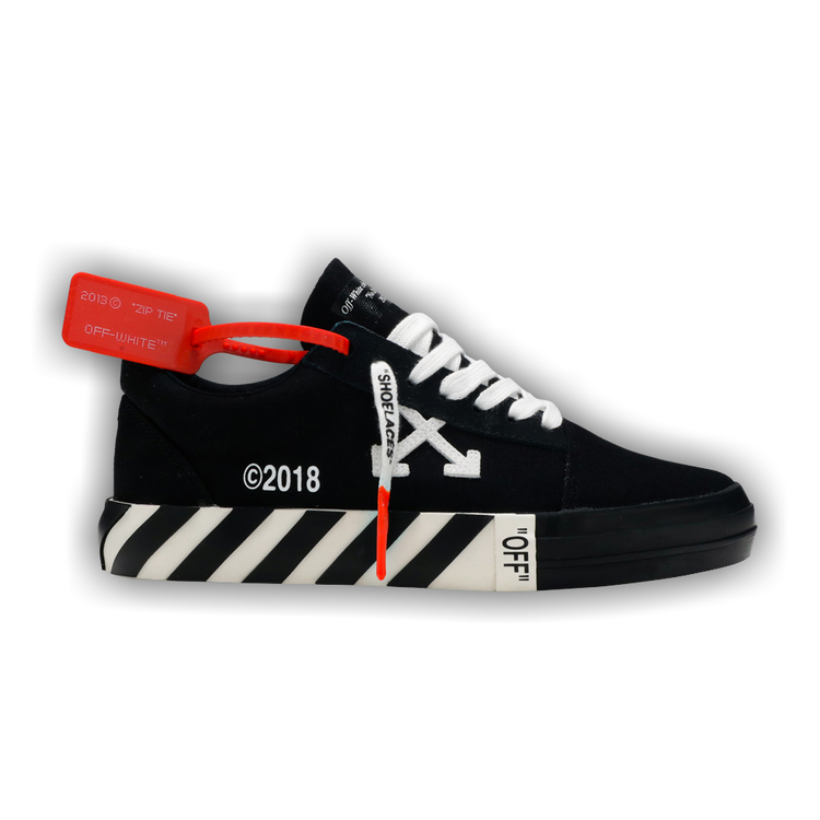 Buy Off-White Wmns Vulc Low Top 'Black' - OWIA146R19800016 1000 | GOAT