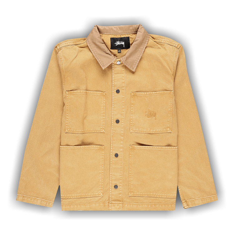 【Stussy】 washed chore jacket 650331_00.png.png