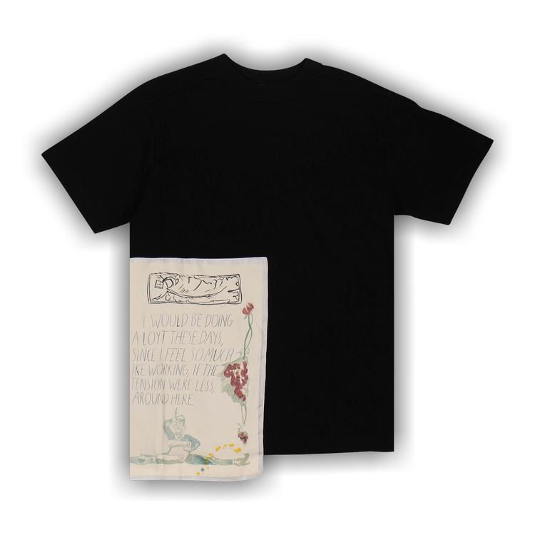 Buy Dior x Raymond Pettibon Floral Patch T-Shirt 'Black
