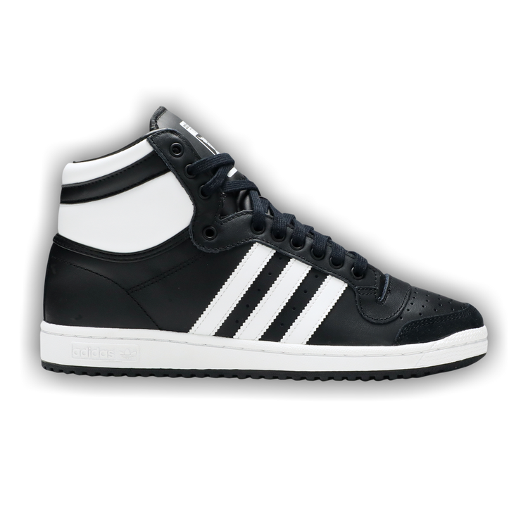 Adidas high tops black and white shop