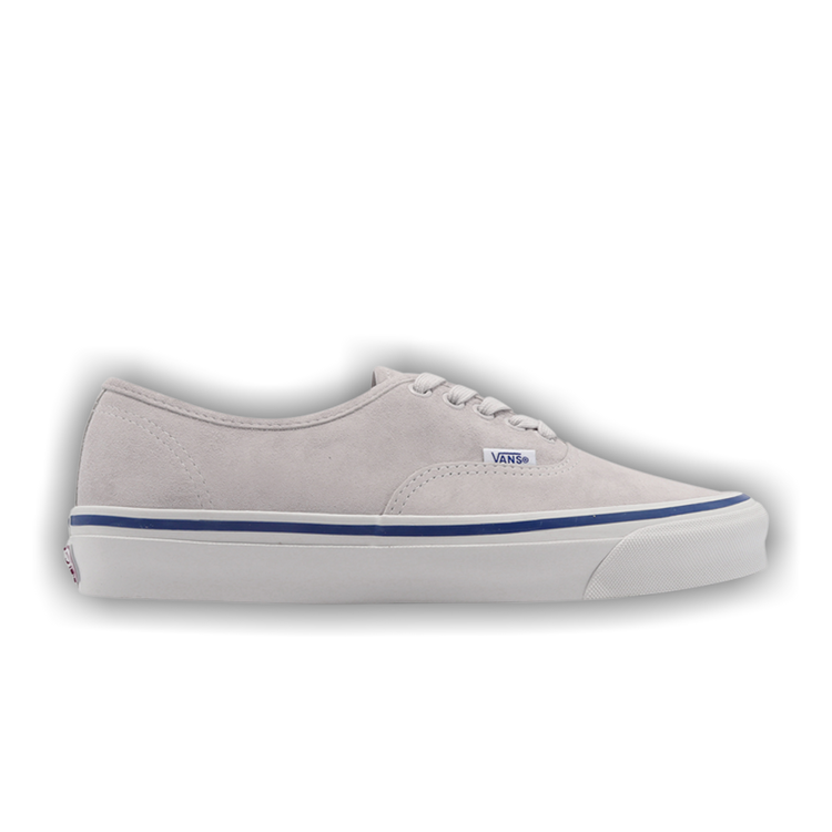 Vans authentic online white blue stripe