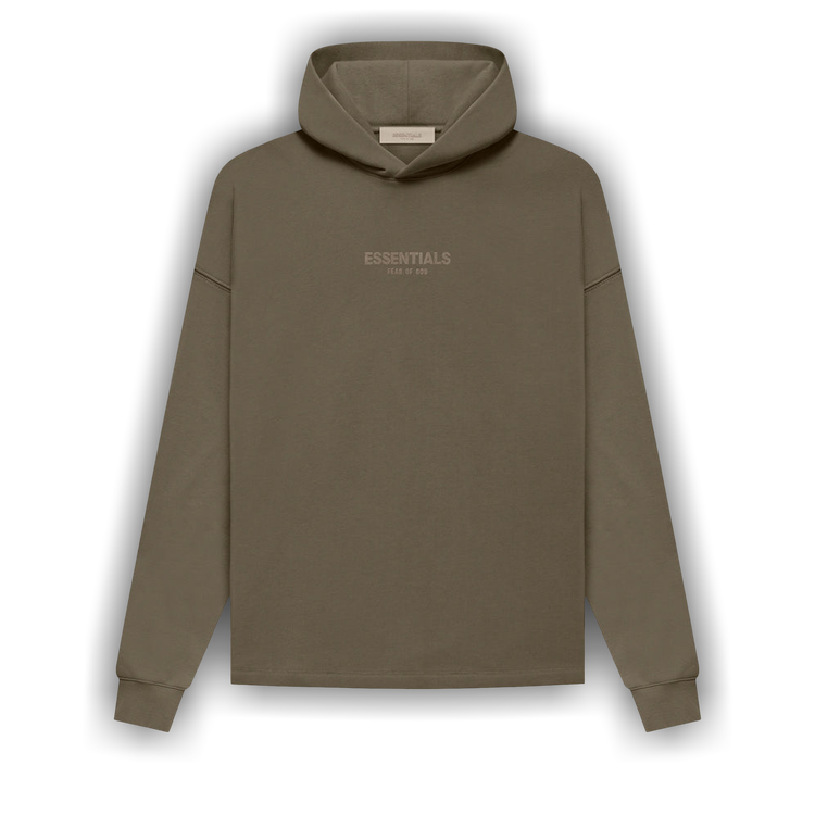 Buy Fear of God Essentials Relaxed Hoodie 'Wood