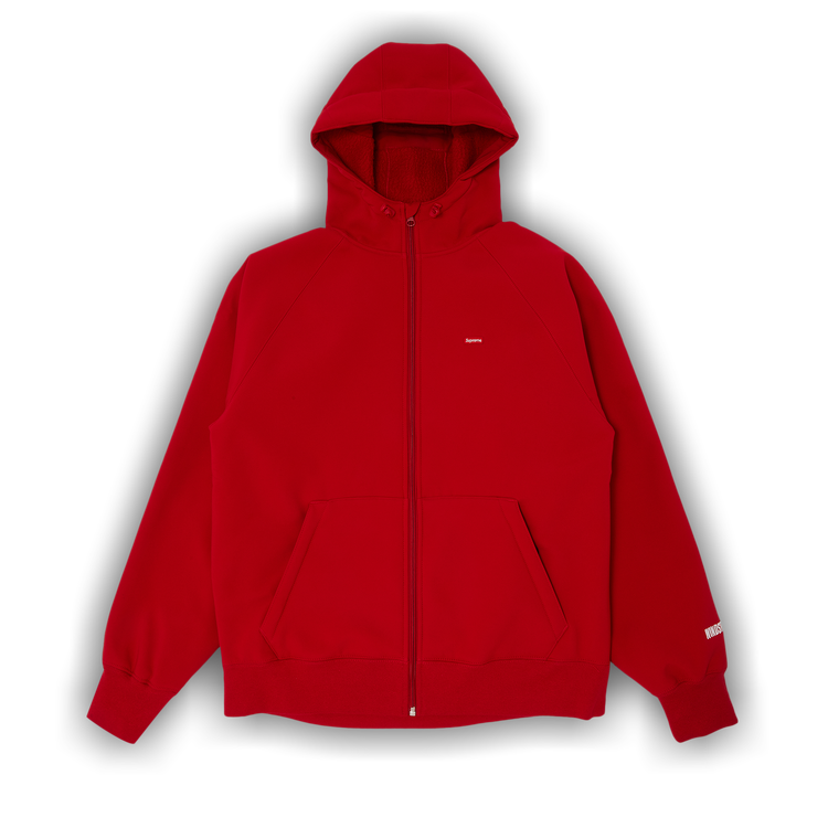 Buy Supreme x WINDSTOPPER Zip Up Hooded Sweatshirt 'Red 