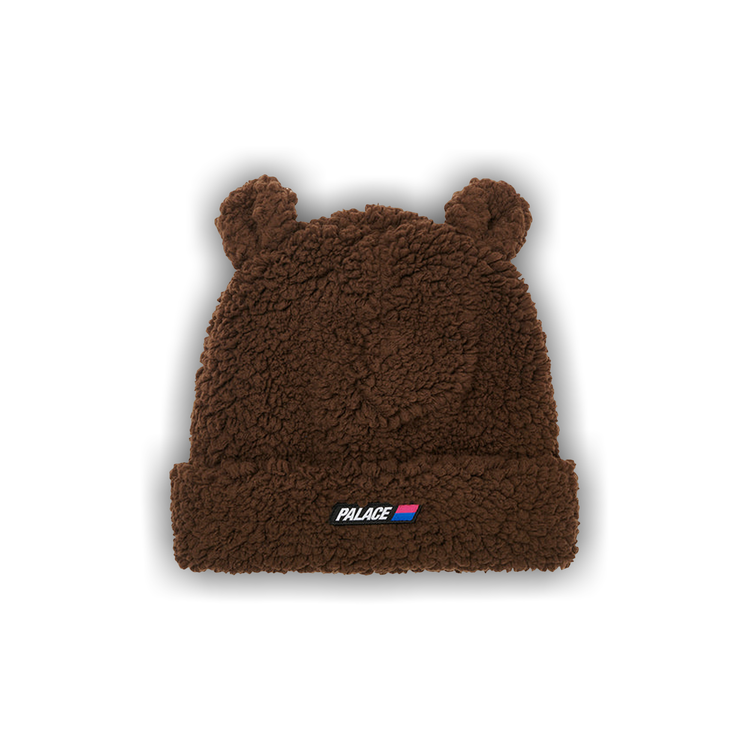 Buy Palace Fuzzy Ear Beanie 'Brown'   PBN   GOAT