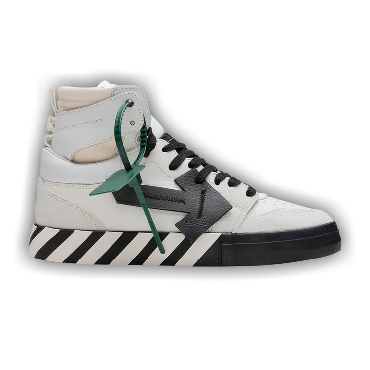 off white vulcanized high top black